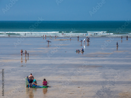 Beach holiday in the UK