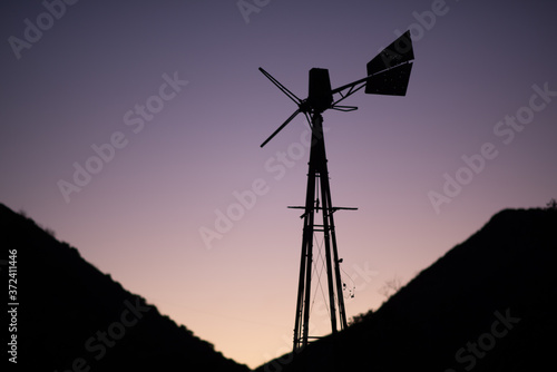 Windmill at Dusk