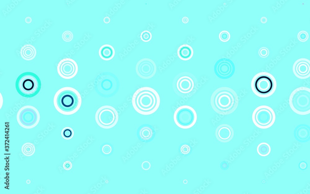 Light Green vector pattern with spheres. Light Green vector pattern with spheres.