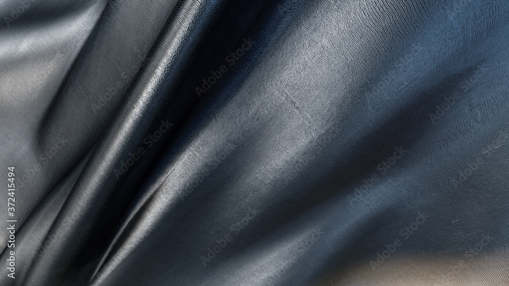 Fototapeta premium Abstract 3d Rendering Of Black Texture Illustration 