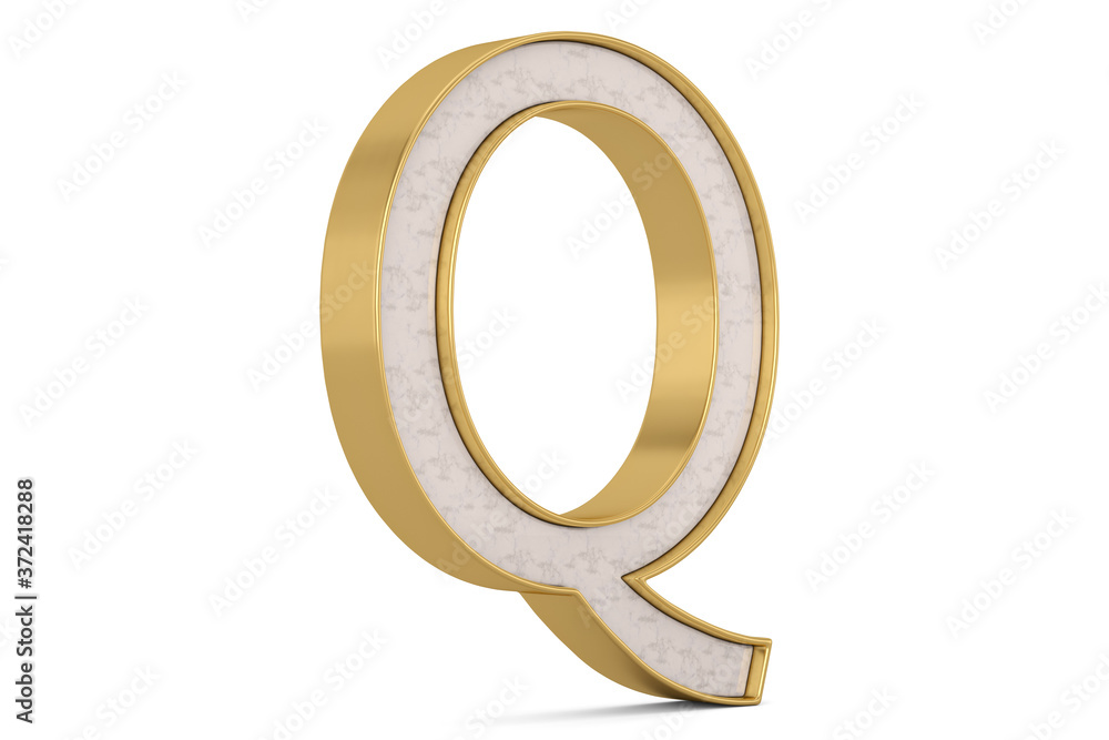 Gold frame luxury alphabet Isolated On White Background, 3D render. 3D illustration. Gold frame luxury alphabet Isolated On White Background, 3D render. 3D illustration.