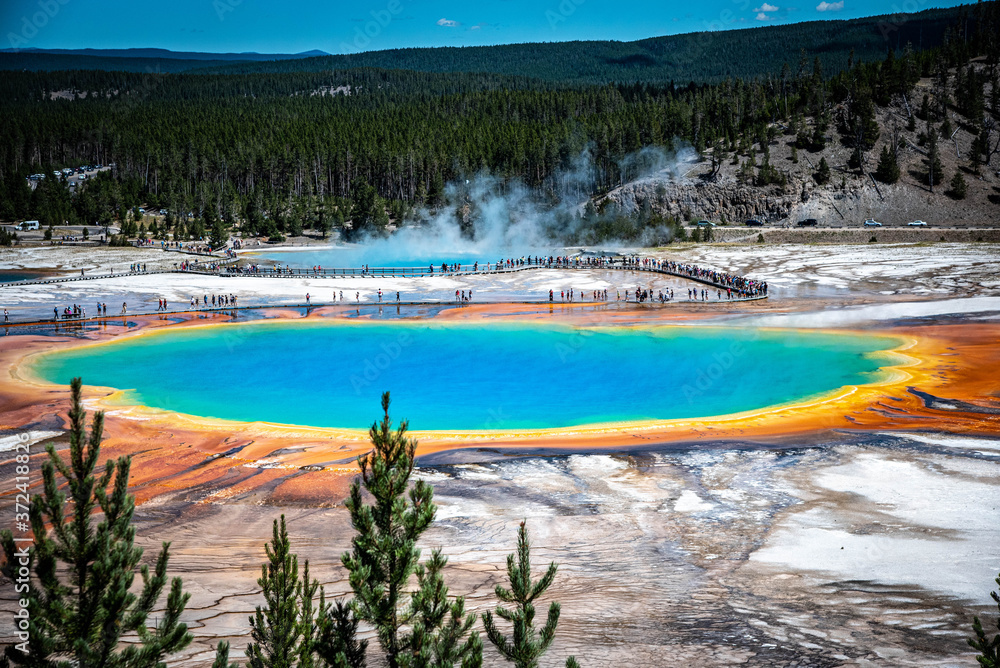 Grand Prismatic Hot Spring, Yellowstone National Park