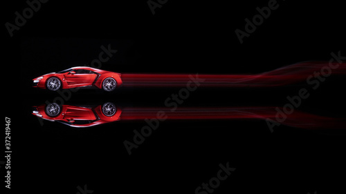 light rail long exposure photography