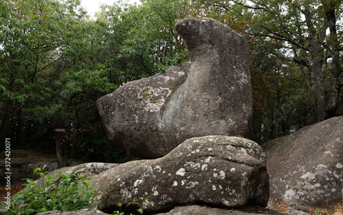 Le massif du Sidobre près de Castres (chaos de rochers de granit aux formes étranges) © YUMMI