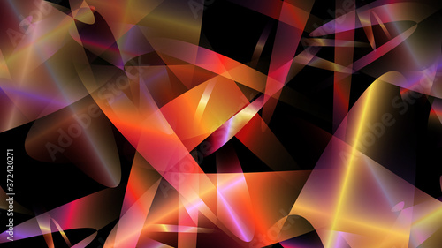 Colorful vector design with free-form irregular arrangement.