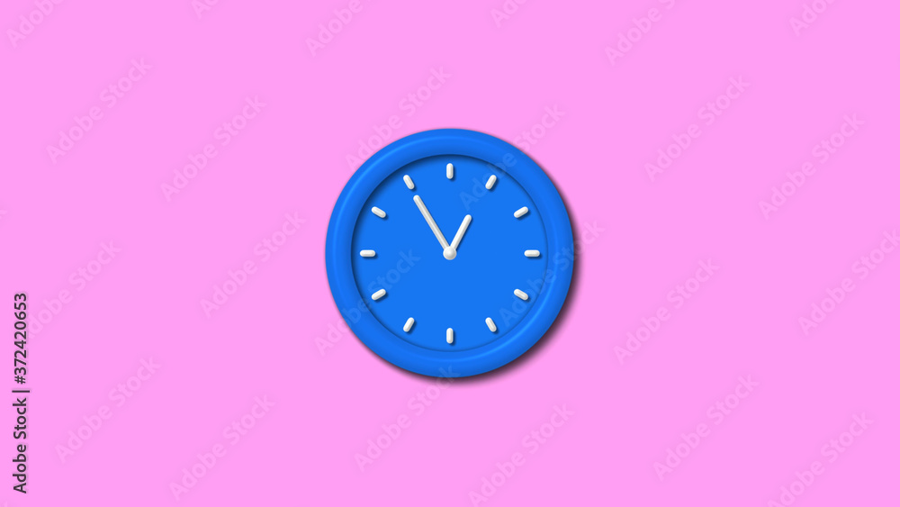 12 hours 3d wall clock icon on pink light background,New 3d clock icon 12 hours 3d wall clock icon on pink light background,New 3d clock icon