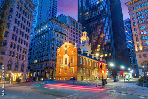 Boston Old State House buiding in Massachusetts © f11photo