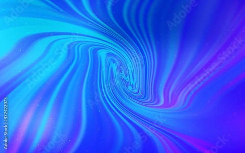 Light Pink, Blue vector texture with milky way stars. Modern abstract illustration with Big Dipper stars. Pattern for astrology websites.