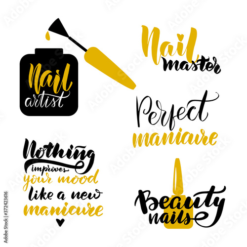 Vector calligraphy illustration isolated on white background.