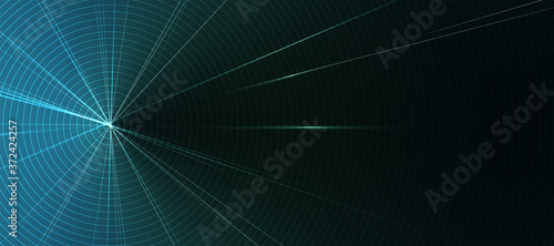 Quantum processing. Deep learning artificial intelligence. Future new technology  for business or science presentation