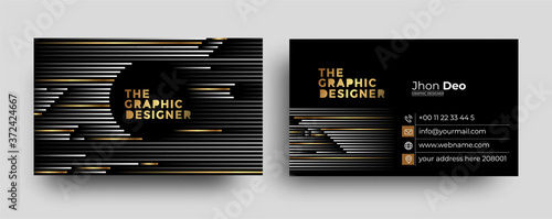 Modern Business Card - Creative and Clean Business Card Template.