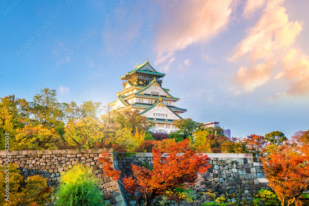 Fototapeta premium Osaka Castle in Osaka, Japan
