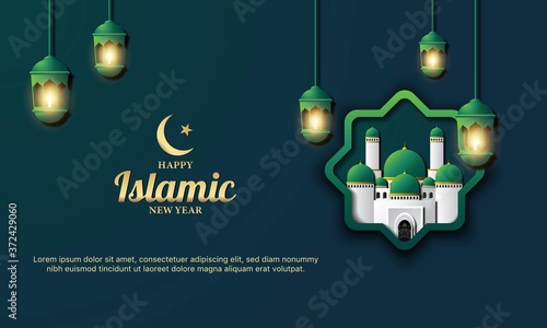 Islamic New Year Background.