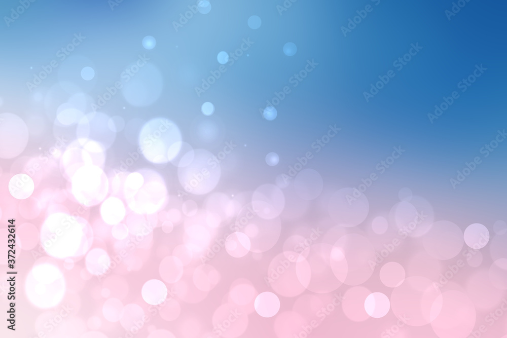 Abstract fresh vivid bright spring or summer landscape texture with natural pastel bokeh lights gradient light pink and a blue bright sunny sky. Beautiful background with copy space. Abstract fresh vivid bright spring or summer landscape texture with natural pastel bokeh lights gradient light pink and a blue bright sunny sky. Beautiful background with copy space.