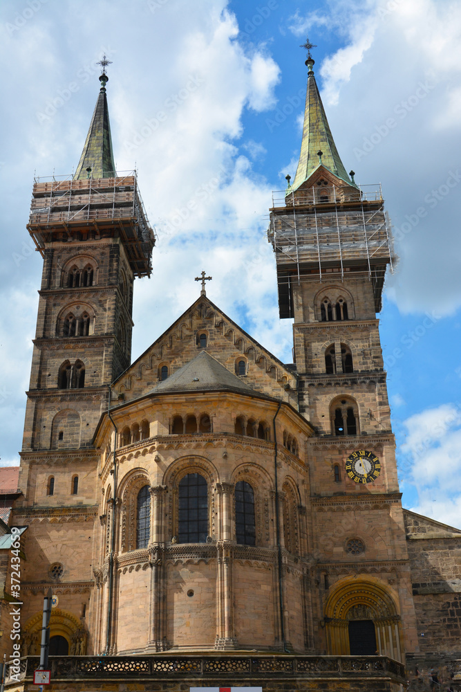 the cathedral of Bamberg in Germany