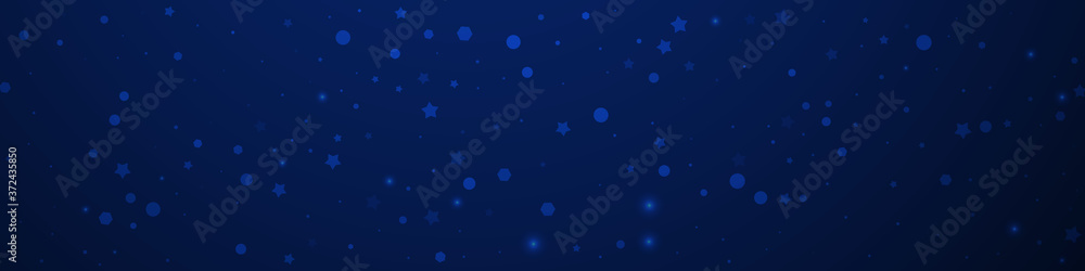 Obraz premium Magic stars random Christmas background. Subtle fl
