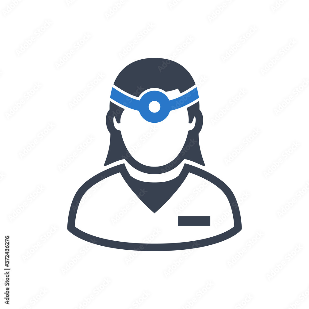 Female dentist icon Female dentist icon