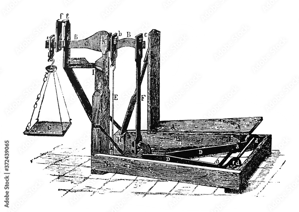 Fototapeta premium Decimal scales in the old book Encyclopedia by I.E. Andrievsky, vol. 7A, S. Petersburg, 1892