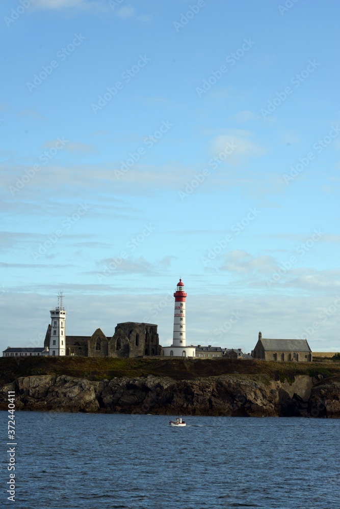 Phare de la Pointe Saint-Mathieu dans le Finistère