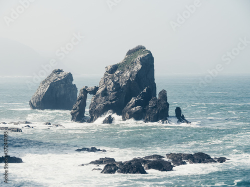San Juan de Gaztelugatxe in the coast of Bermeo, Basque Country. HBO filmed scenes for Game of Thrones here.