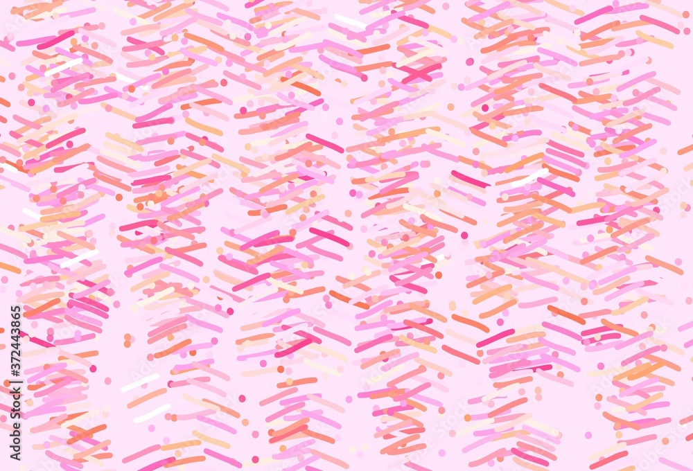 Light Pink, Yellow vector template with repeated sticks. Light Pink, Yellow vector template with repeated sticks.