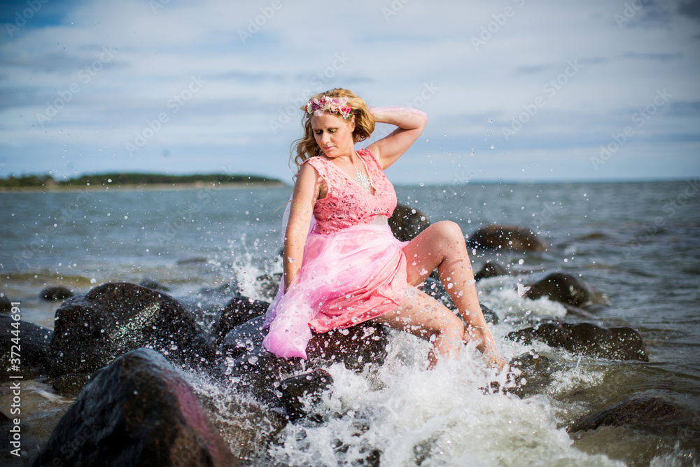 Fototapeta premium am Strand