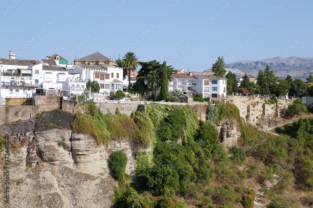 The village of Ronda in Andalusia, Spain The village of Ronda in Andalusia, Spain