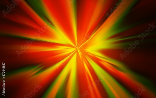 Dark Orange vector glossy abstract layout. New colored illustration in blur style with gradient. New style for your business design.
