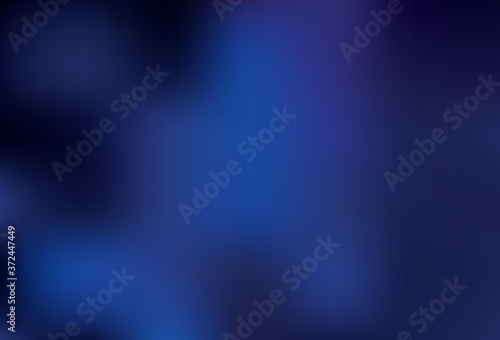 Dark BLUE vector colorful blur background.