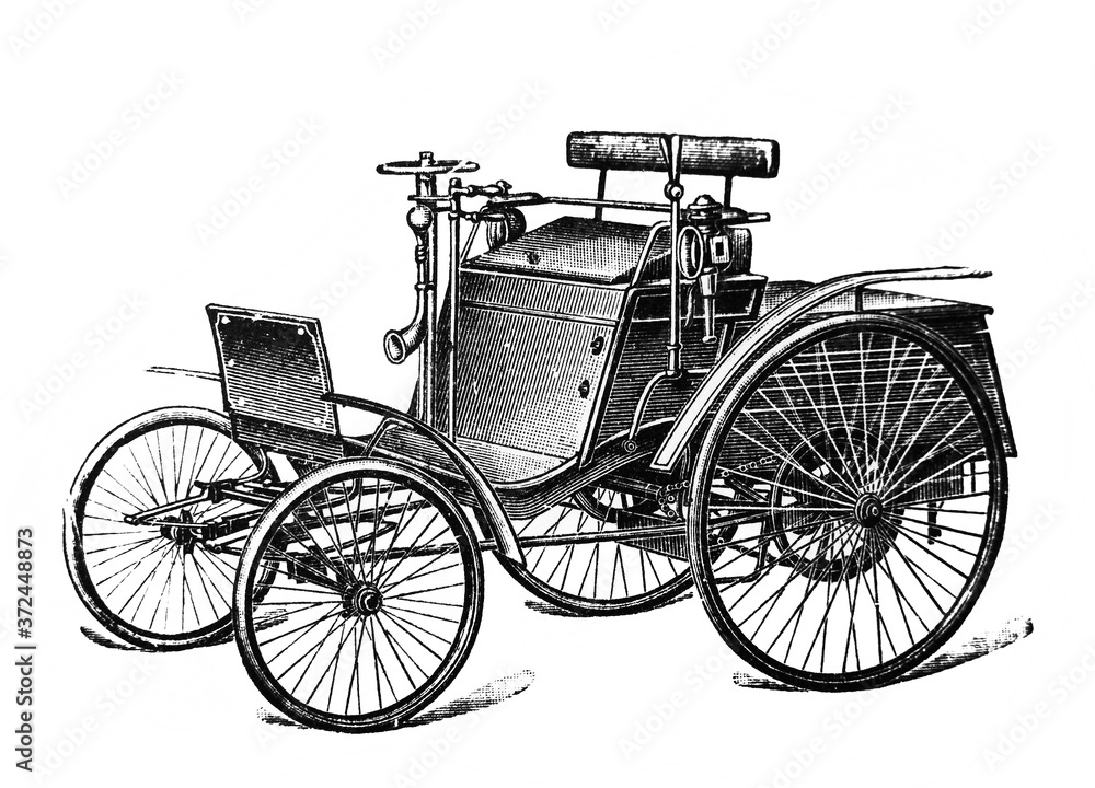 Self-propelled wagon by system 