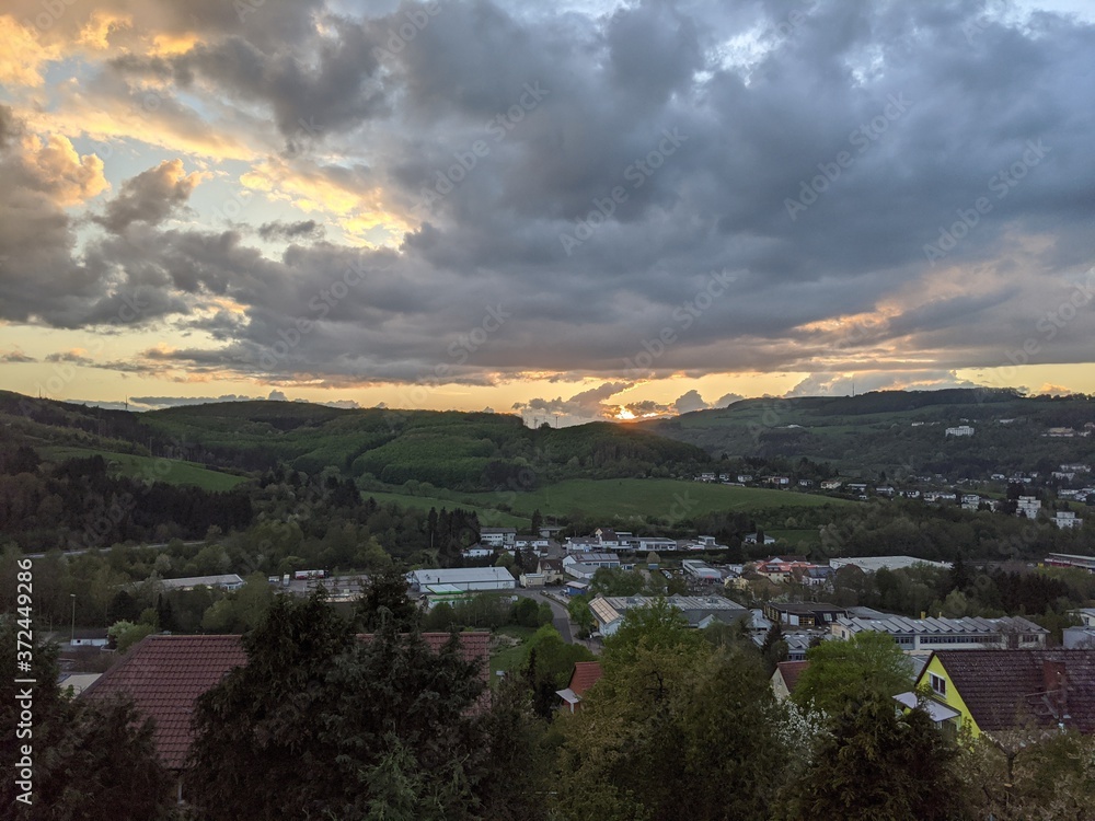 Fototapeta premium Wolkenhimmel