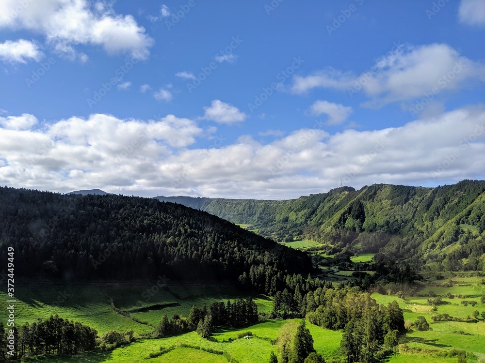 Obraz premium Berge der Azoren