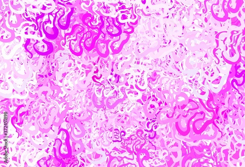 Light Purple, Pink vector background with lines.
