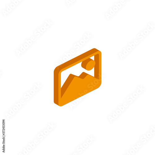 Pictures vector icon, image vector icon