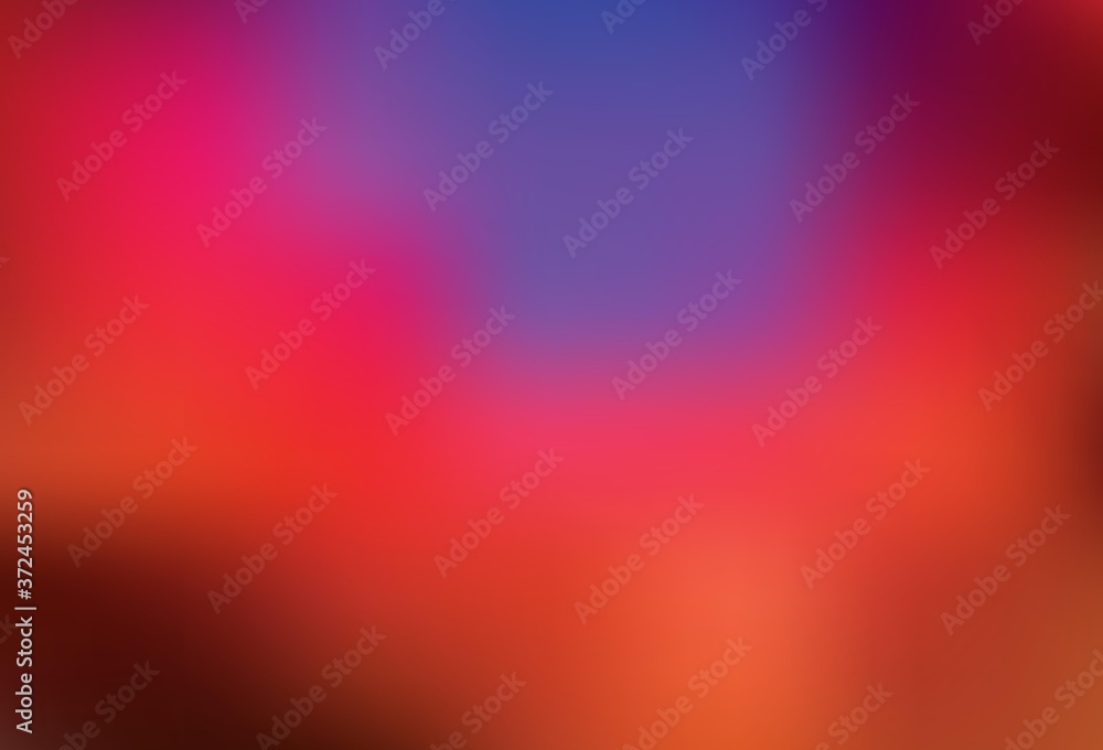 Dark Pink, Red vector blurred shine abstract template. Dark Pink, Red vector blurred shine abstract template.
