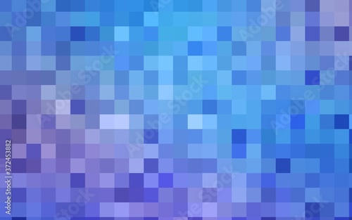 Light Pink, Blue vector modern geometrical background. Abstract template. Geometric pattern in square style with gradient.