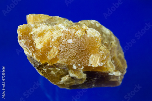 A natural honey calcite from Mexico.