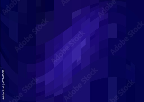 Fototapeta Naklejka Na Ścianę i Meble -  DARK BLUE vector blurry rectangle background design. Geometric background in Origami style with gradient.