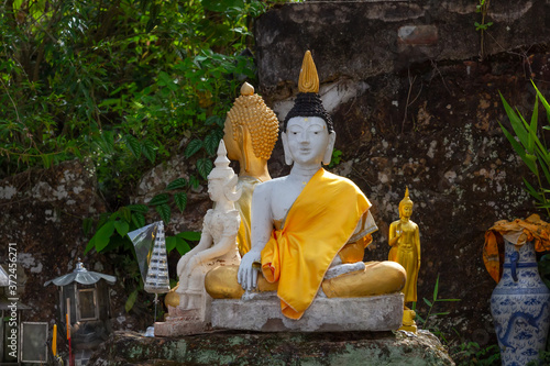 Wat Phra Phutthabat Si Roy, the old temple in Mae Rim District, Chiang Mai Province, Thailand photo