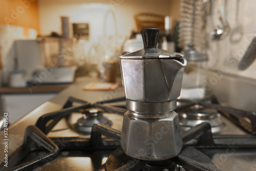 Moka on kitchen cookers