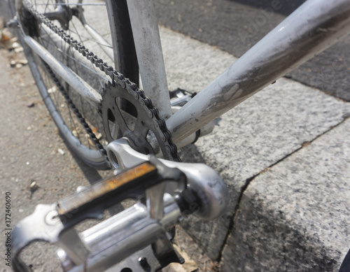 Bike Front Gear, Chain and right pedal