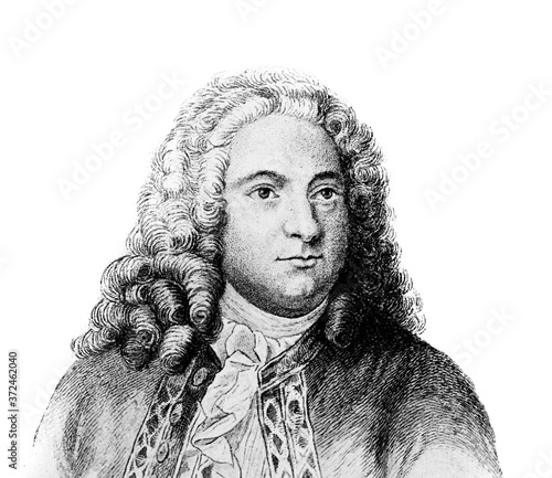 George Frideric Handel, was a German, later British, Baroque composer in the old book Biographies of famous composers by A. Ilinskiy, Moscow, 1904