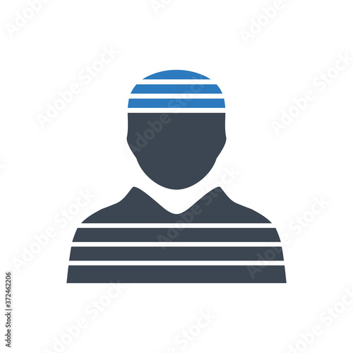 Prisoner icon ( vector illustration )