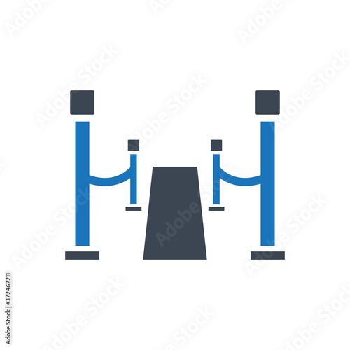 Red carpet icon ( vector illustration )