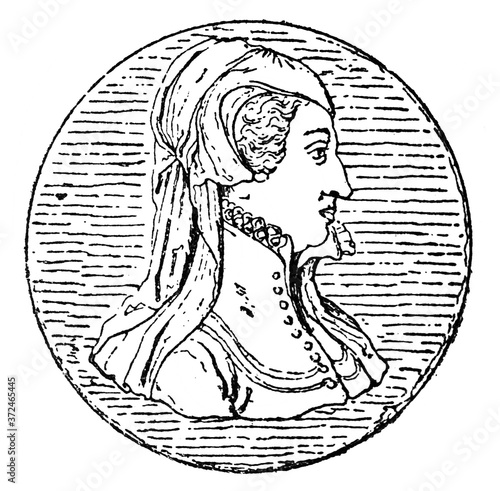 Catherine de' Medici, was an Italian noblewoman who was queen consort of France in the old book Encyclopedic dictionary by A. Granat, vol. 3, S. Petersburg, 1896