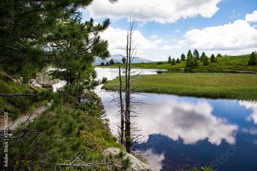 Nationalpark in Kärnten, die Nockalmstraße Erhohlung und Natur Pur. photo