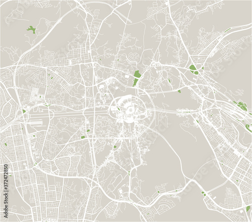 map of the city of Mecca, Saudi Arabia