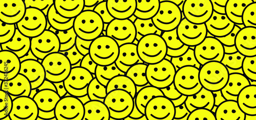 Happy world smile day, smiling is loading Big happiness Fun thoughts emoji face emotion smiley Laughter lip symbol Smiling lips, mouth, tongue Funny teeth Vector laugh cartoon pattern Lol laughing