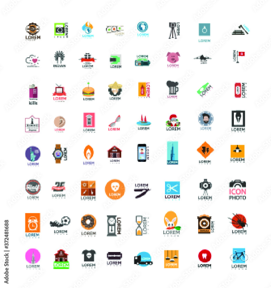 Usable Business logo Set ( Set of 64 logo ) Usable Business logo Set ( Set of 64 logo )