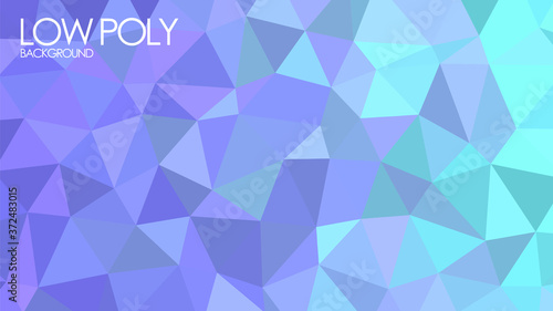 low poly crystal glass rainbow gradient abstract background wallpaper vector graphic design